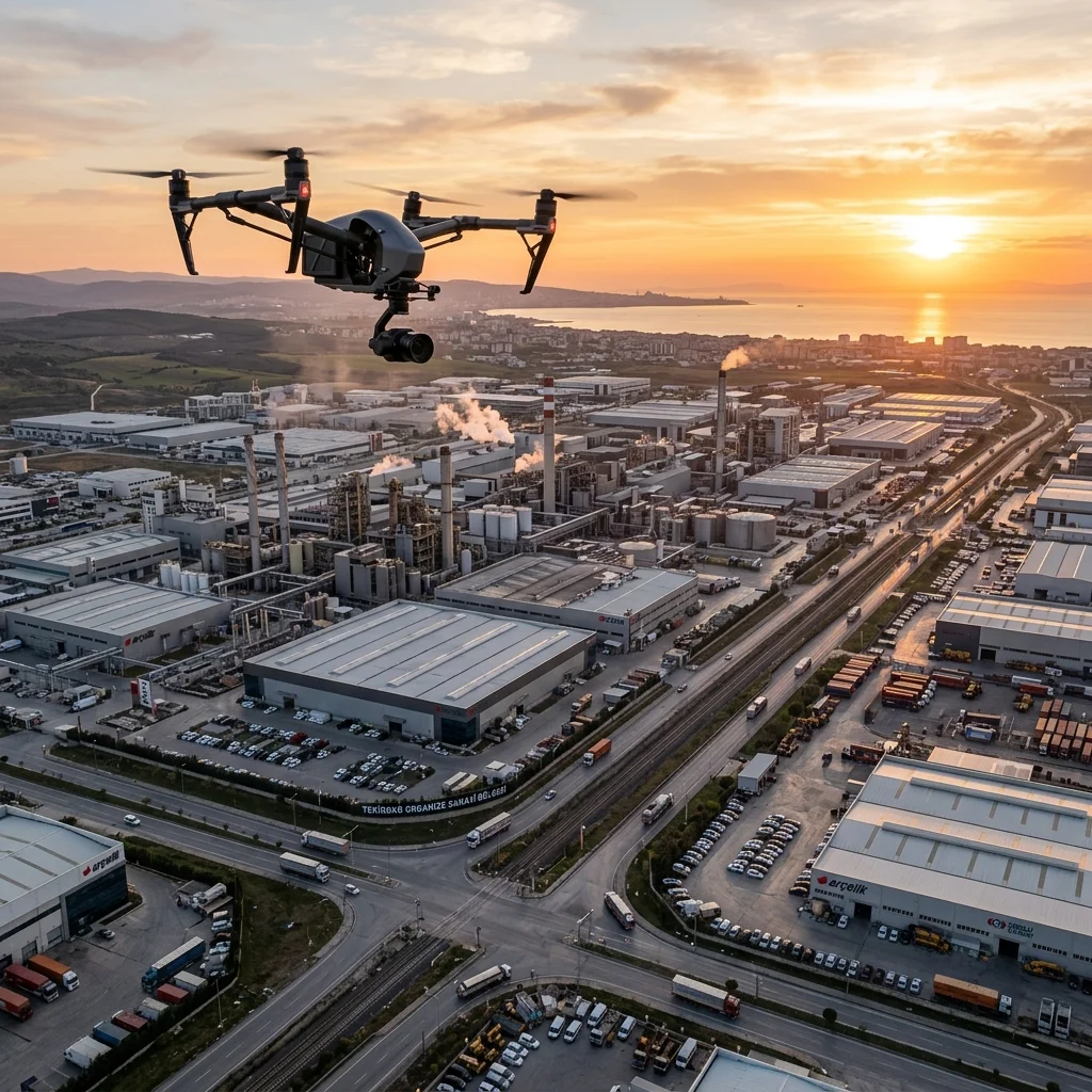 Sanayinin Kalbinde Görsel Güç: Çorlu Drone Çekimi ve Fabrika Tanıtım Filmi