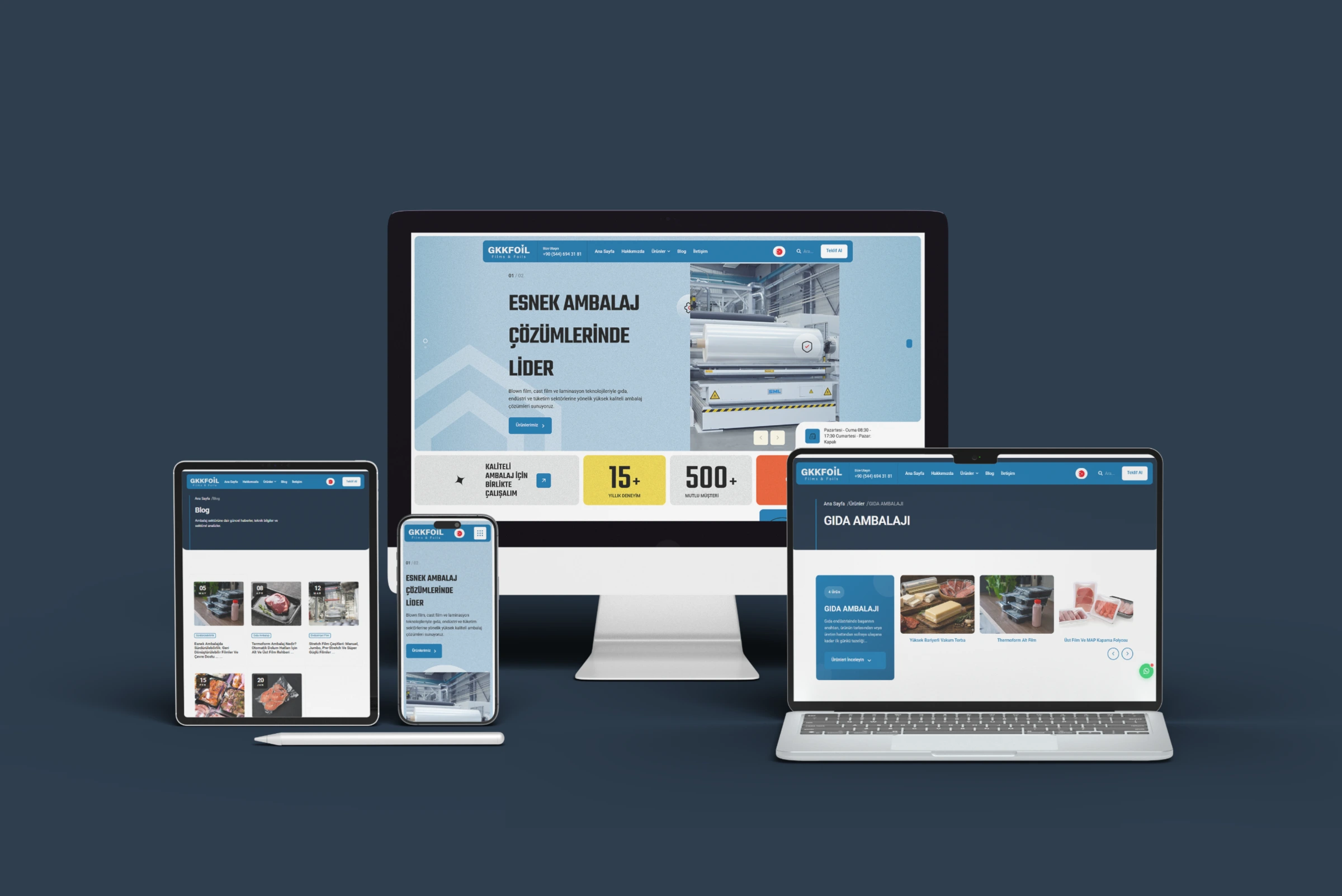 GKK Ambalaj — Kurumsal Web Tasarım ve SEO Projesi