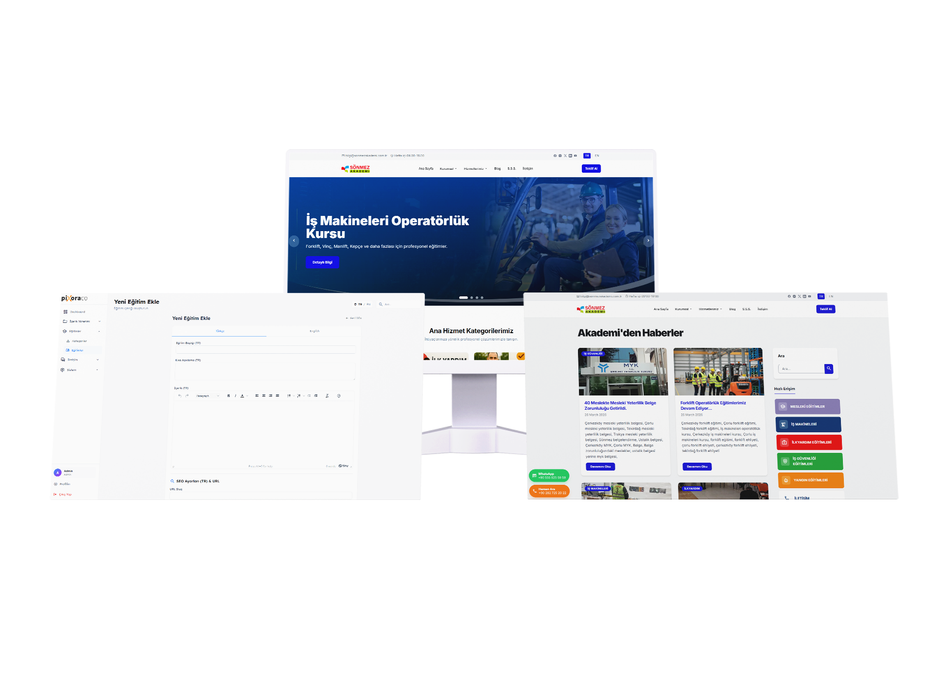 Sönmez Akademi — Web Tasarım, SEO, Yazılım Çözümleri